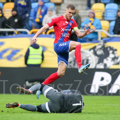 Pilka nozna.Ekstraklasa.Arka Gdynia - Rakow Czestochowa. 22.02.2020