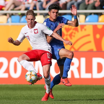 Pilka nozna.MS U20. Wlochy - Polska. 02.06.2019